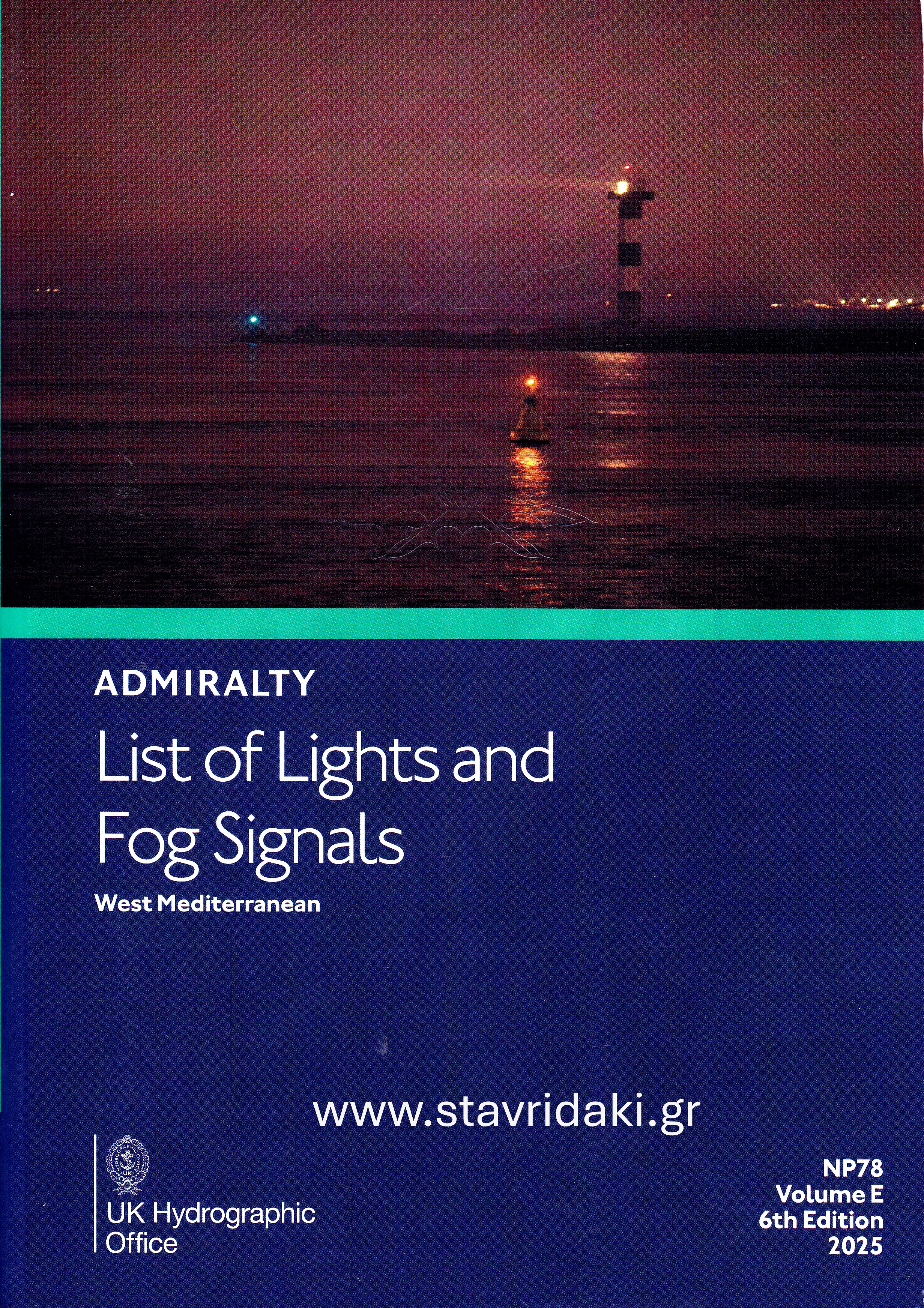 NP78 2025 Edition Admiralty List of Lights and Fog Signals