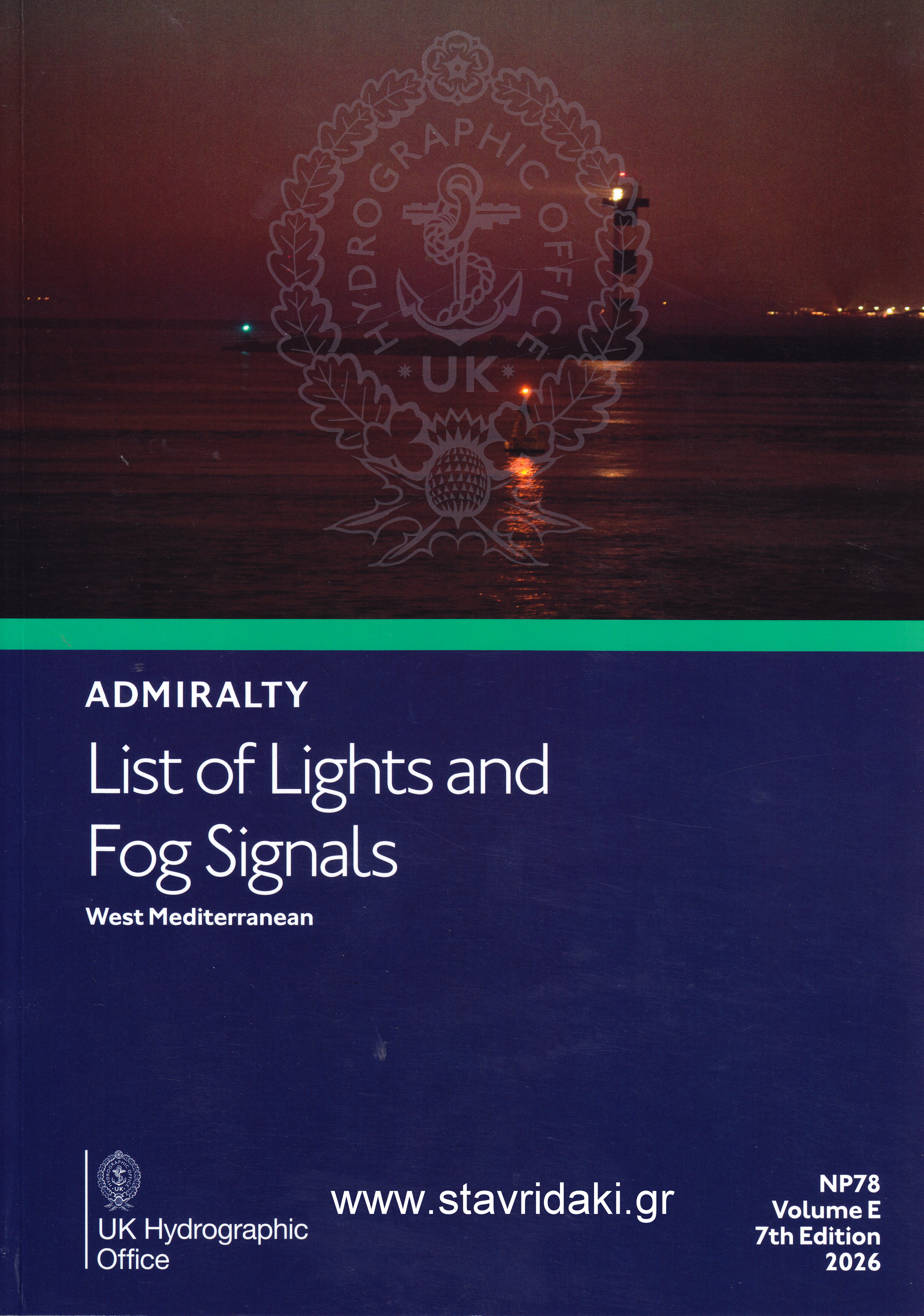 NP78 2026 Edition Admiralty List of Lights and Fog Signals