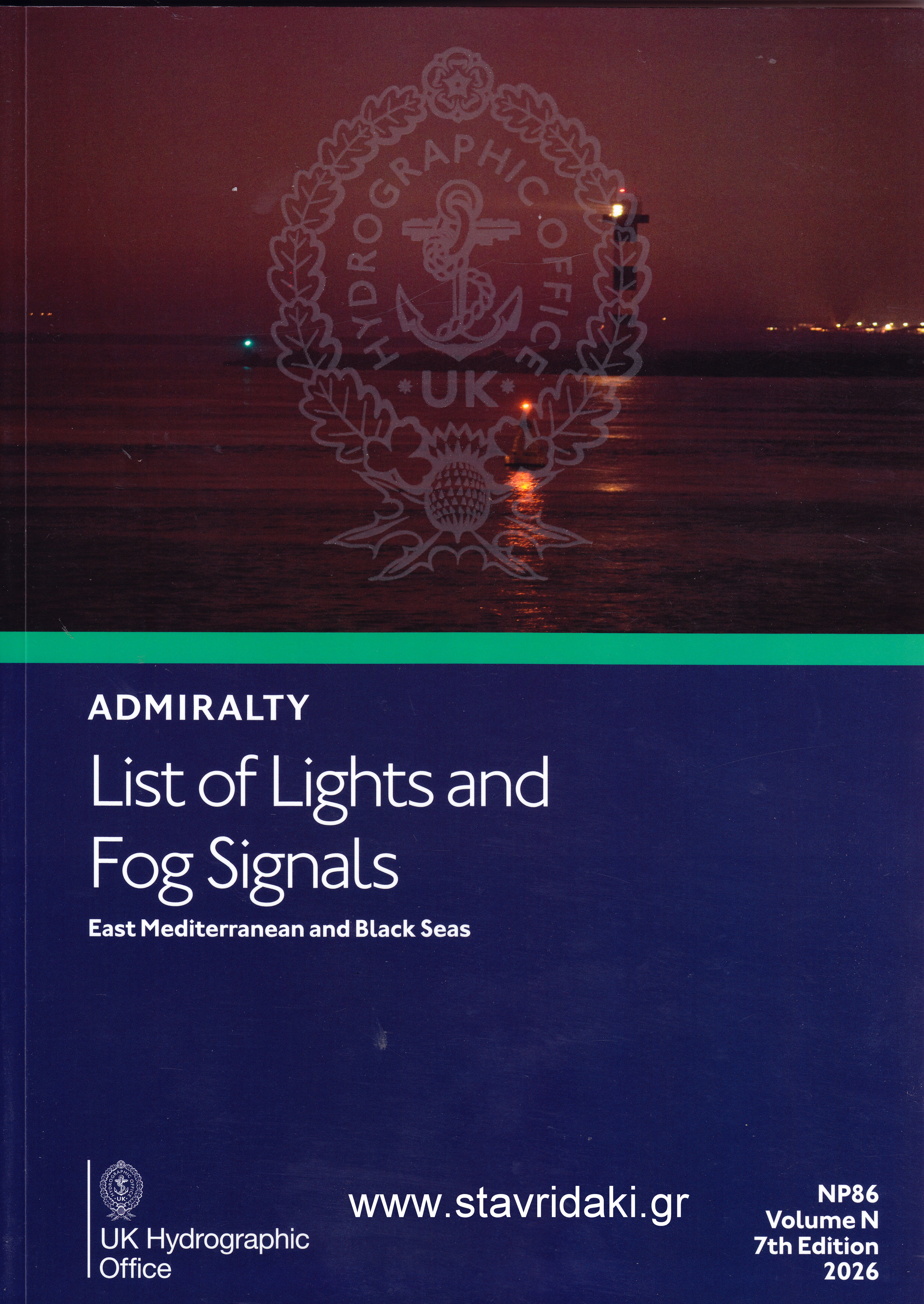 NP86 2026 Edition Admiralty List of Lights and Fog Signals