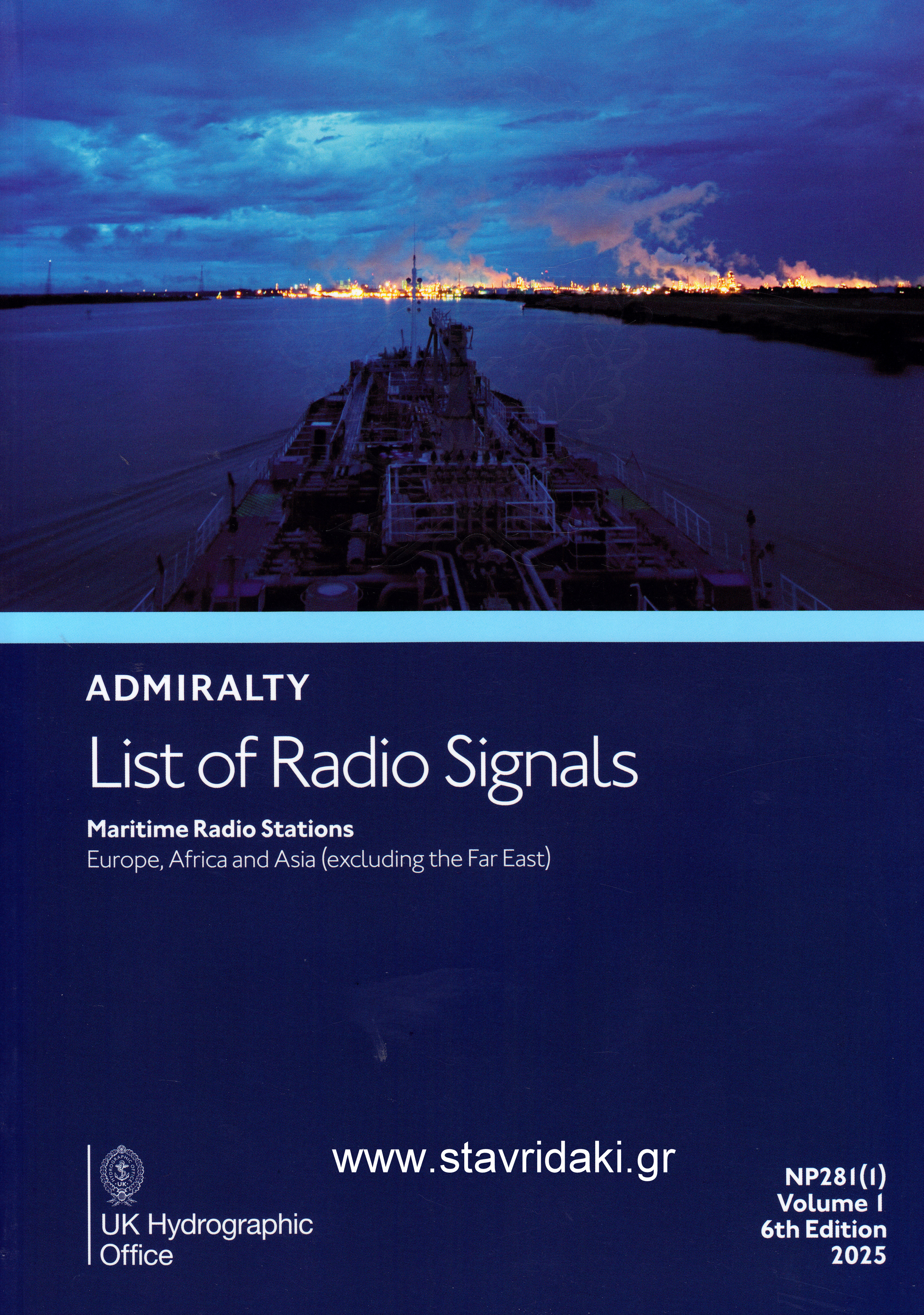 NP 281(1) 2025 Edition Admiralty List of Radio Signals Vol. I